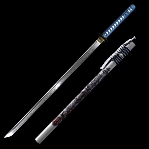 authentic ninja sword handmade japanese ninjato ninja sword real hamon full 2