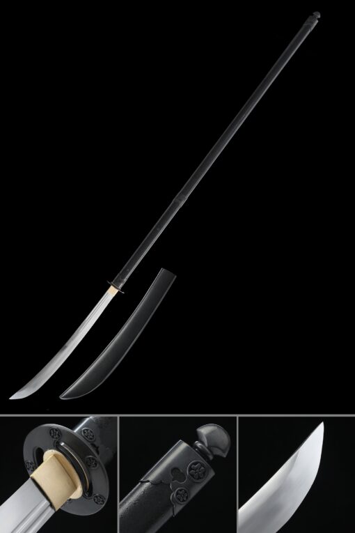 naginata handmade full tang japanese naginata sword 1060 carbon steel with scaled