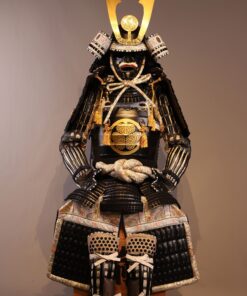 traditional japanese armor handmade tokugawa clan black and white japanese 1