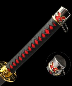 1045 carbon steel katana with raging fire style blade truekatana 4