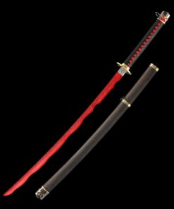 1045 carbon steel katana with raging fire style blade truekatana 7