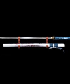 authentic ninja sword handmade japanese ninjato ninja sword real hamon full 4