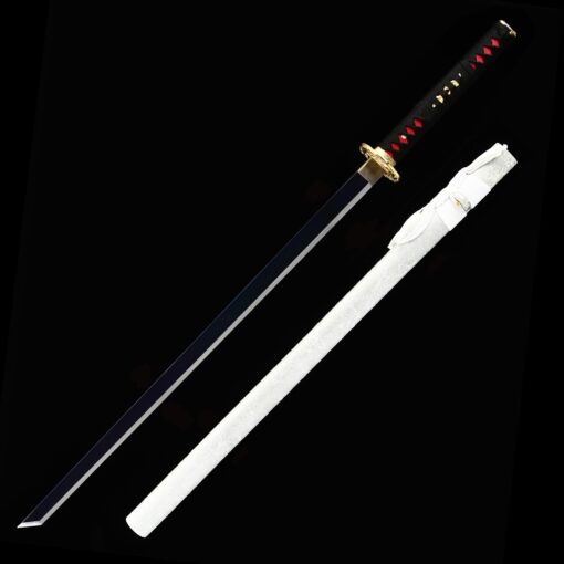 authentic ninja sword handmade japanese ninjato ninja swords with blue 2