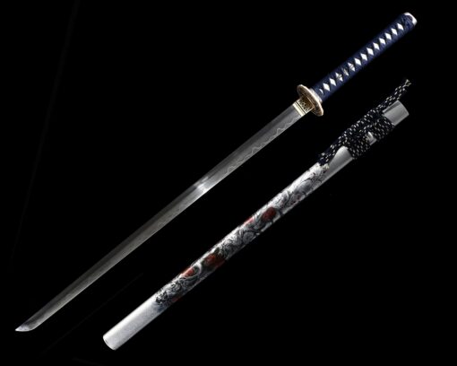 battle ready ninjato handmade japanese chokuto ninjato sword pattern steel 11