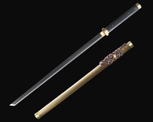 battle ready ninjato handmade japanese chokuto ninjato sword pattern steel 2