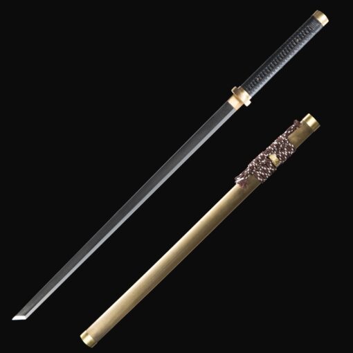 battle ready ninjato handmade japanese chokuto ninjato sword pattern steel 3