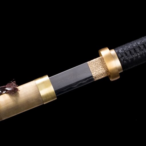 battle ready ninjato handmade japanese chokuto ninjato sword pattern steel 7