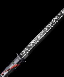 black ninja sword handmade japanese ninjato ninja sword high manganese 7