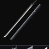 black ninjato handmade japanese ninjato ninja sword with black scabbard