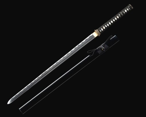 black ninjato handmade japanese ninjato sword 1045 carbon steel with black 1