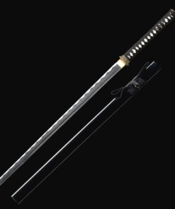 black ninjato handmade japanese ninjato sword 1045 carbon steel with black 2