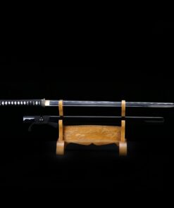 black ninjato handmade japanese ninjato sword 1045 carbon steel with black 3