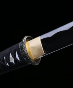 black ninjato handmade japanese ninjato sword 1045 carbon steel with black 6