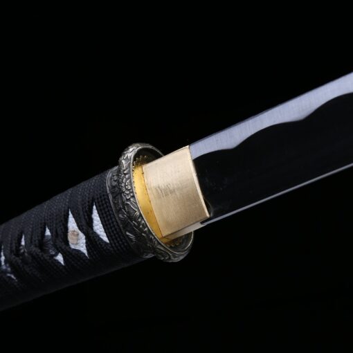 black ninjato handmade japanese ninjato sword 1045 carbon steel with black 6