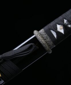 black ninjato handmade japanese ninjato sword 1045 carbon steel with black 9