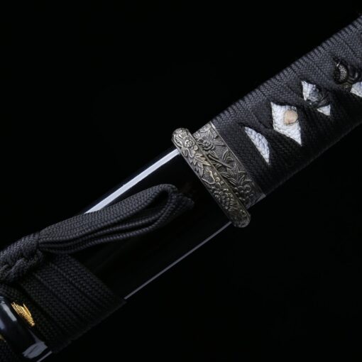 black ninjato handmade japanese ninjato sword 1045 carbon steel with black 9