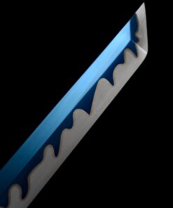 blue ninja sword handmade japanese ninjato ninja sword full tang with blue 11