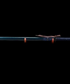 blue ninja sword handmade japanese ninjato ninja sword full tang with blue 5