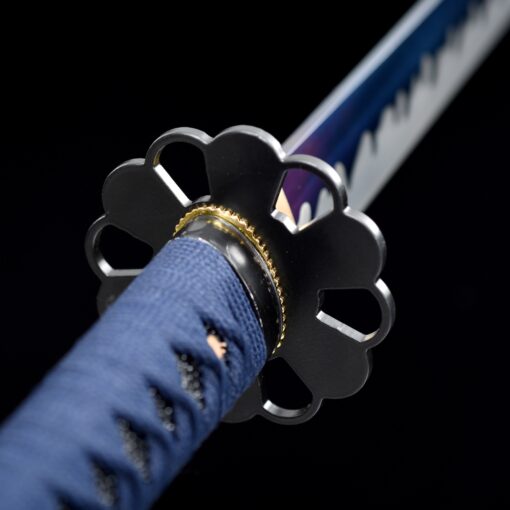 blue ninja sword handmade japanese ninjato ninja sword full tang with blue 8