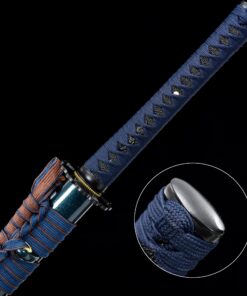 blue ninja sword handmade japanese ninjato ninja sword full tang with blue 9