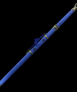 blue ninja sword handmade japanese ninjato ninja sword with blue scabbard 1 6