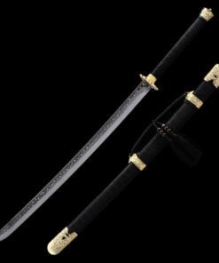 chinese dao handmade chinese dao sword spring steel full tang with black 2