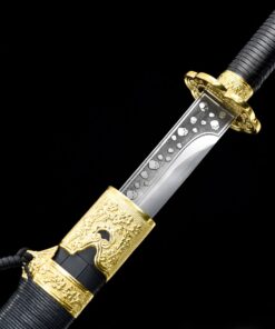 chinese dao handmade chinese dao sword spring steel full tang with black 5