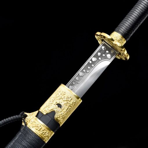 chinese dao handmade chinese dao sword spring steel full tang with black 5