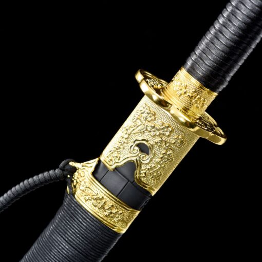 chinese dao handmade chinese dao sword spring steel full tang with black 7