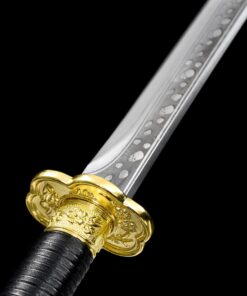 chinese dao handmade chinese dao sword spring steel full tang with black 8