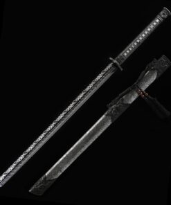 chinese dao sword handmade chinese dao sword high manganese steel full tang 2