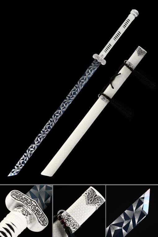 chinese dao sword handmade chinese dao sword high manganese steel with blue scaled