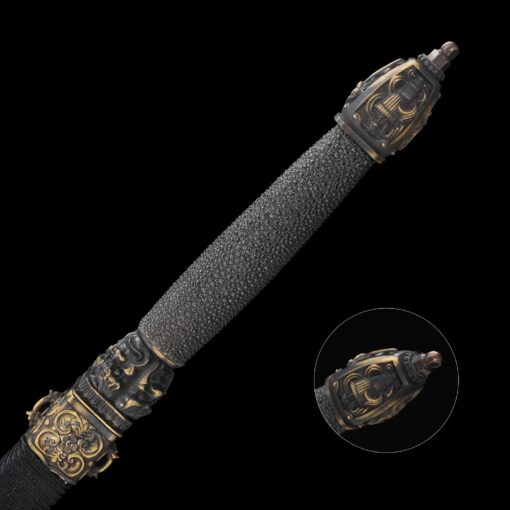 chinese mace swordbreaker truncheon handmade chinese four sided mace 13