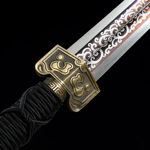 chinese short sword handmade high manganese steel chinese han dynasty sword 1