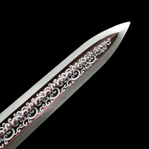 chinese short sword handmade high manganese steel chinese han dynasty sword 5