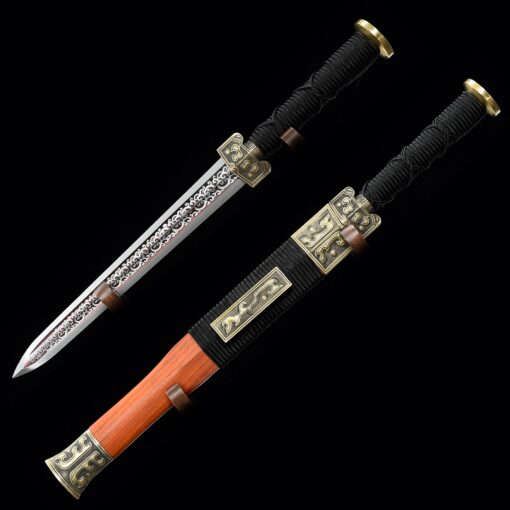 chinese short sword handmade high manganese steel chinese han dynasty sword 6