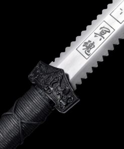 chinese sword handmade chinese straight double edged sword high manganese 8