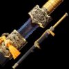 chinese sword handmade high manganese steel blue blade chinese han dynasty