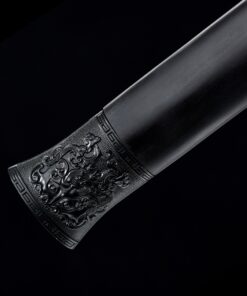 chinese sword handmade pattern steel real chinese han dynasty sword with 4