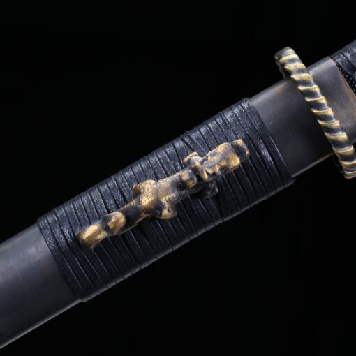 chinese tanto full handmade han dynasty retro theme hand forged black 7