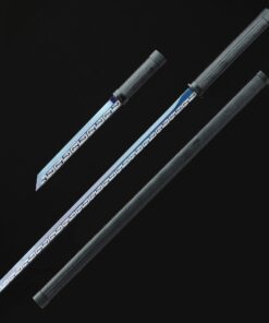 chokuto sword handmade chokuto ninjato and tanto sword set with blue blade 2