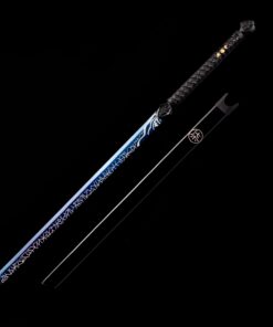 chokuto sword handmade chokuto ninjato sword high manganese steel no guard 3