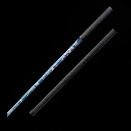 chokuto sword handmade chokuto ninjato sword high manganese steel with blue 13