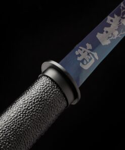 chokuto sword handmade chokuto ninjato sword high manganese steel with blue 17