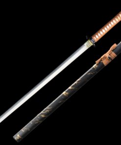 chokuto sword handmade japanese chokuto ninjato sword 1060 carbon steel 1 1