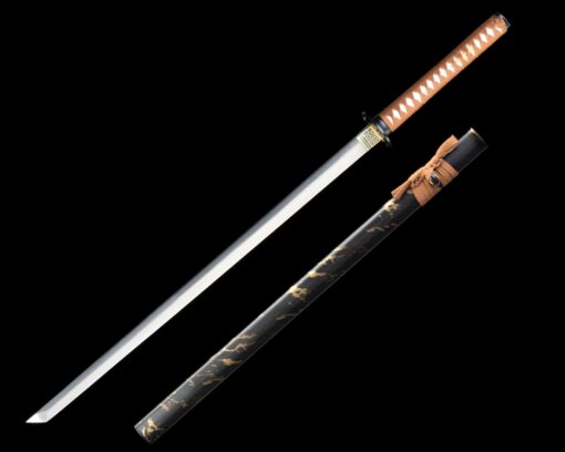 chokuto sword handmade japanese chokuto ninjato sword 1060 carbon steel 1 1