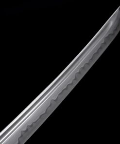 clay tempered wakizashi handmade t10 carbon steel real hamon japanese 11