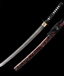 clay tempered wakizashi handmade t10 carbon steel real hamon japanese 4