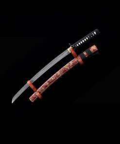 clay tempered wakizashi handmade t10 carbon steel real hamon japanese 5