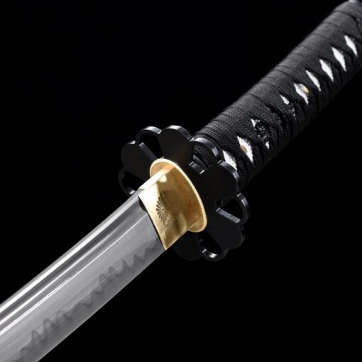 clay tempered wakizashi handmade t10 carbon steel real hamon japanese 7